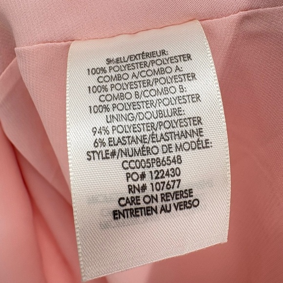 NWT Alice + Olivia Sandra Floral Wrap Mini Dress | Sz 4 | English Rose Pink - Picture 14 of 16